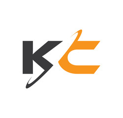 KC initial logo with double swoosh