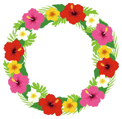 花輪（ハイビスカス）