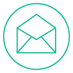 Envelope line icon.