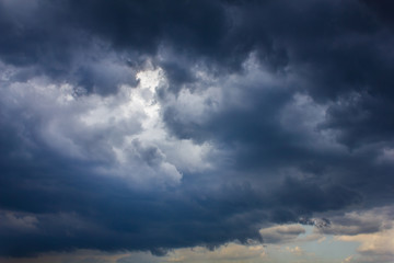 Storm clouds in the sky 