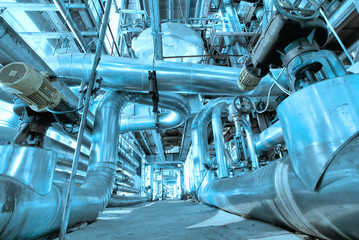 Industrial zone, Steel pipelines and equipment
