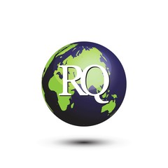 innitial letter globe logo vector