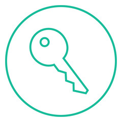 Key for house line icon.