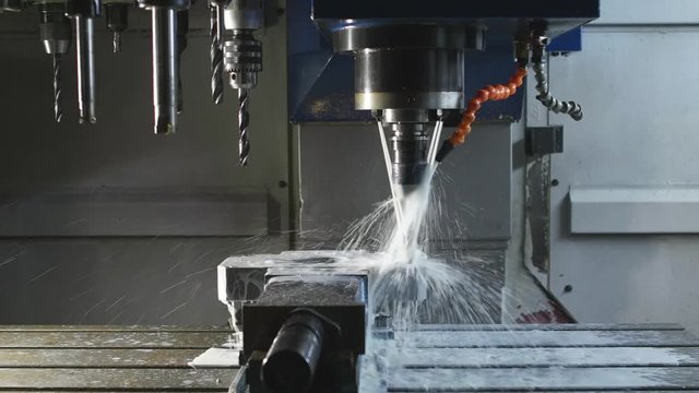 Metalworking CNC milling machine.