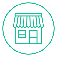 Shop line icon.