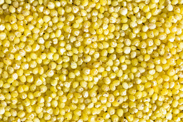 Raw cereal grain - millet texture background