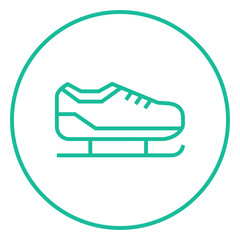Skate line icon.
