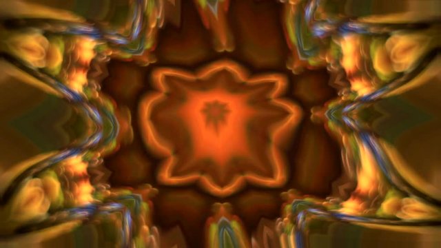 Amazing abstract kaleidoscopic multicolor pattern with complex twisting structure. Excellent animated drunken background in stunning full HD. Adorable waving visuals for wonderful decorative intro