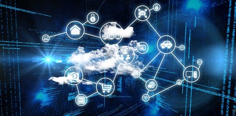 Composite image of smartphone apps icons