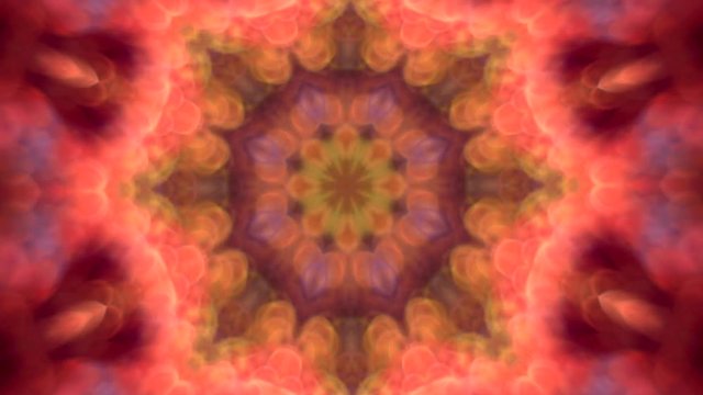 Amazing abstract kaleidoscopic multicolor waving pattern with octuple complex structure of soft scales. Excellent animated floral drunk background in stunning HD. Adorable visuals for wonderful intro