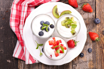 yoghurt and fruit