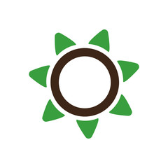 Sun vector icon