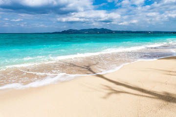Beach, sea, landscape. Okinawa, Japan, Asia.