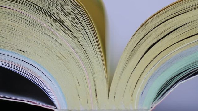 Paging City telephone book, close-up