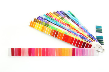 swatch colorful thread