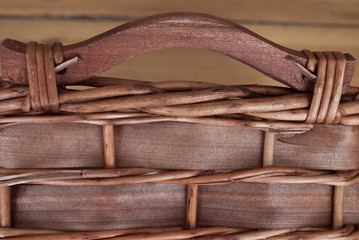 close up of old basket texture - raw material