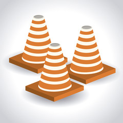 cones isometric design 