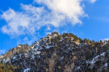 Naklejka premium Mountains peak in Alps, Germany