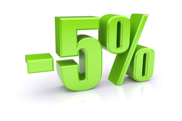 5% discount on a white