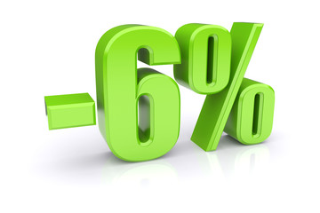 6% discount on a white