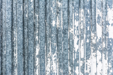 Old corrugated metal texture background, industrial material