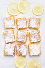 Lemon bars and slices