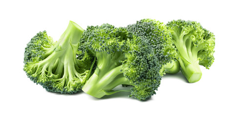 Broccoli horizontal isolated on white background