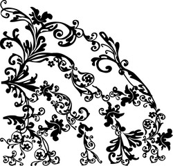 plant quadrant simple isolated on white