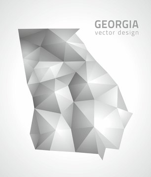 Georgia gray polygonal map