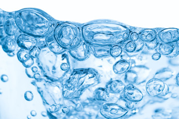 Fototapeta na wymiar Bubbles and water