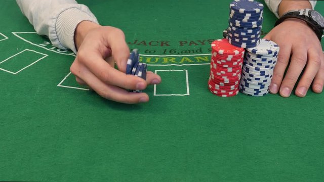 Tricks with Stack of Poker Chips