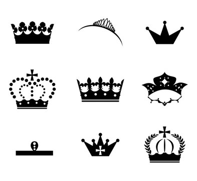 crowns set black