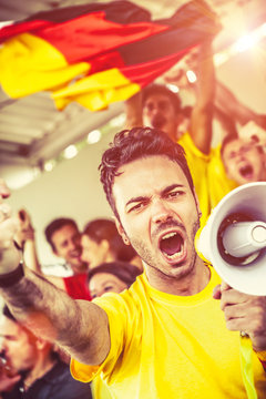 Leading the German Supporters, Soccer Championship