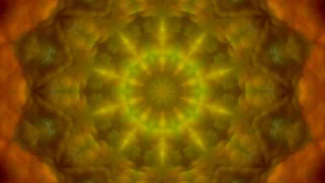 Amazing abstract kaleidoscopic multicolor pattern with ten complex structure of soft bubbles. Excellent animated background in stunning full HD clip. Adorable visuals for wonderful decorative intro.
