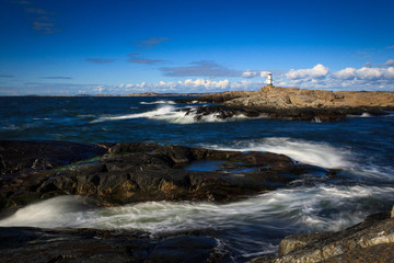 Obraz premium Leutturm an der Küste