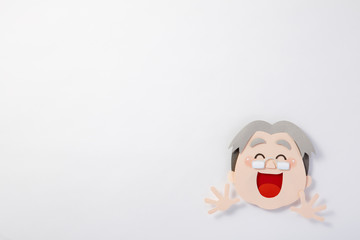 喜ぶおじいちゃん