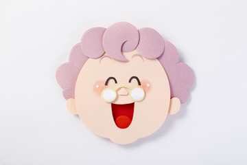 喜ぶおばあちゃん