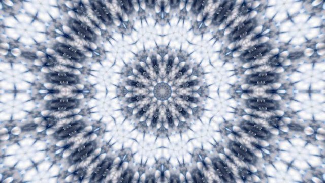 Wonderful abstract silver pattern with round dance structure of flickering bubbles in twelve star. Excellent black and white background in HD. Adorable hypnotic visuals for amazing shimmering intro.