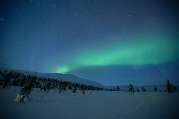Aurora Borealis In Finland