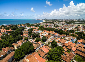 Aerial View of Olinda, Pernambuco, Brazil