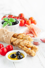 Grissini bread sticks