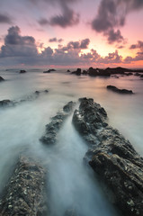 Obraz premium Beautiful Seascape During Sunrise