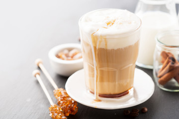 Coffee with whipped cream