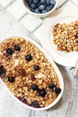 Baked Blueberry oatmeal