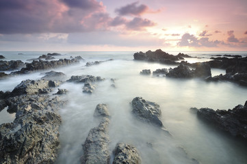 Beautiful Seascape During Sunrise