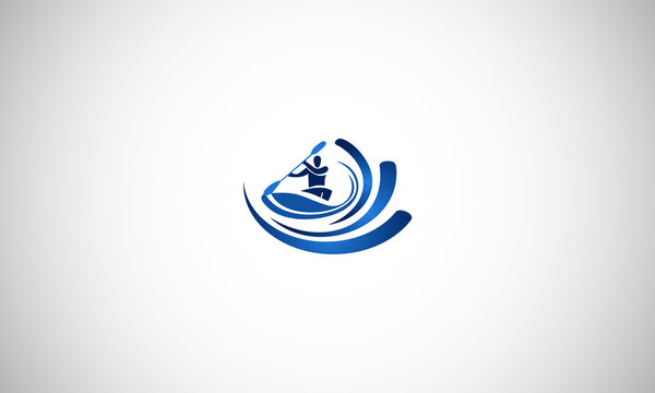 Kayaker, Kayak, Kayaking, Logo,