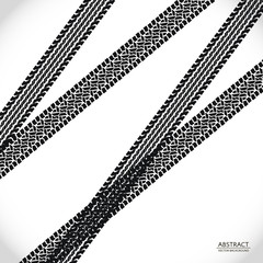 Tire tracks background