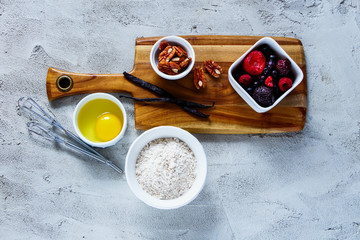 Ingredients for baking