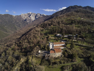 Fototapeta premium Cappella di Azzano, Seravezza, Versilia