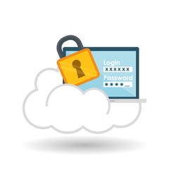 Security system vector illustration